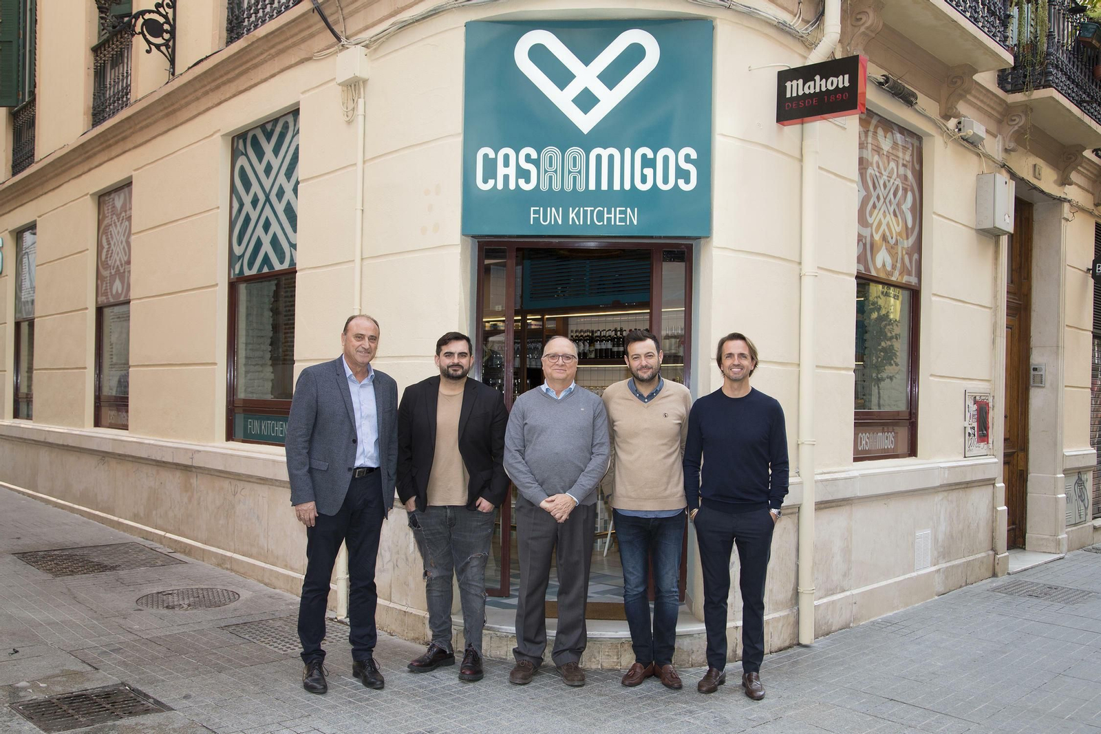 Juan Luis Pinto, Alejandro Trigo,  Juan Márquez, José Barea  y Rafael Toscano.