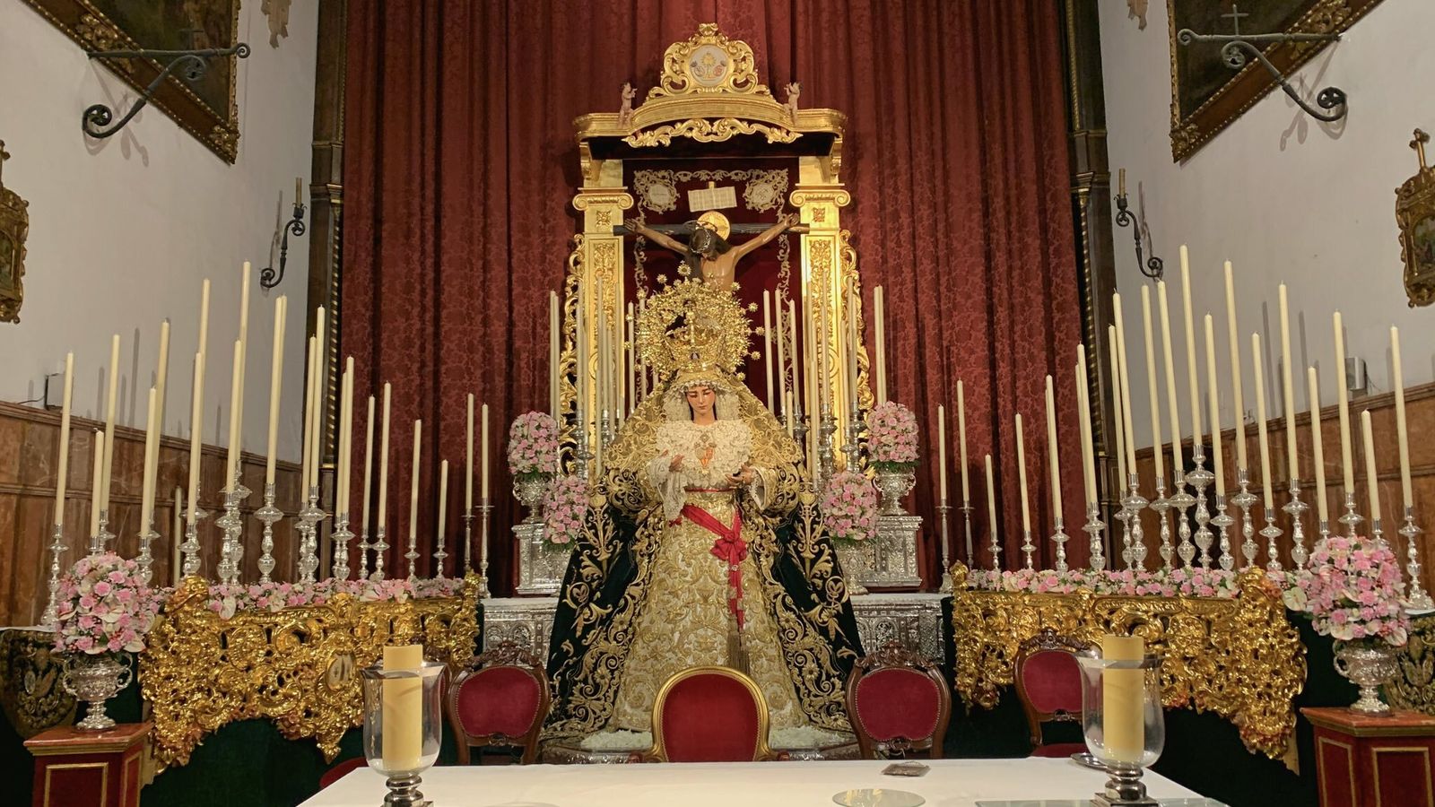 Virgen de Gracia y Esperanza de San Roque en su veneración