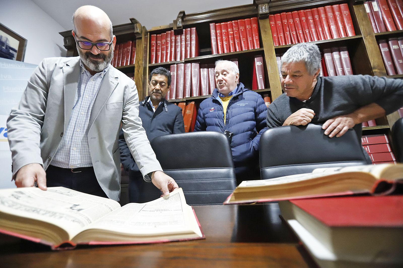 Imágenes de la emotiva visita de Luzardo y Alzugaray a Huelva Información