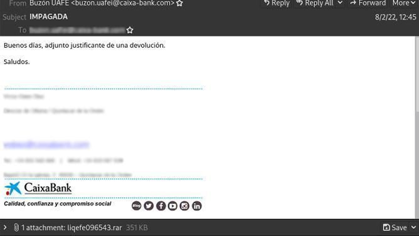 Alertan de un nuevo fraude contra los clientes de Caixabank