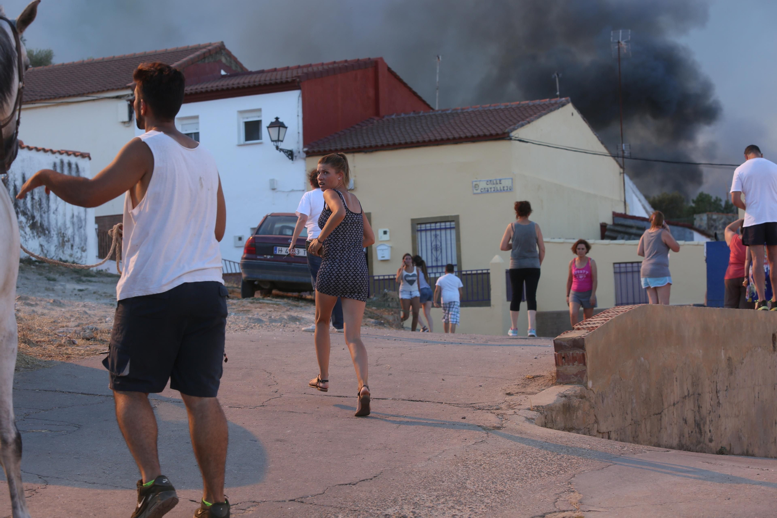 El incendio de Riotinto en imágenes
