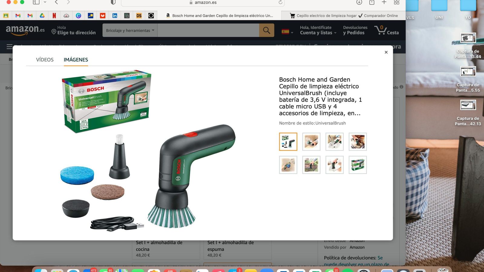 Cepillo de limpieza eléctrico