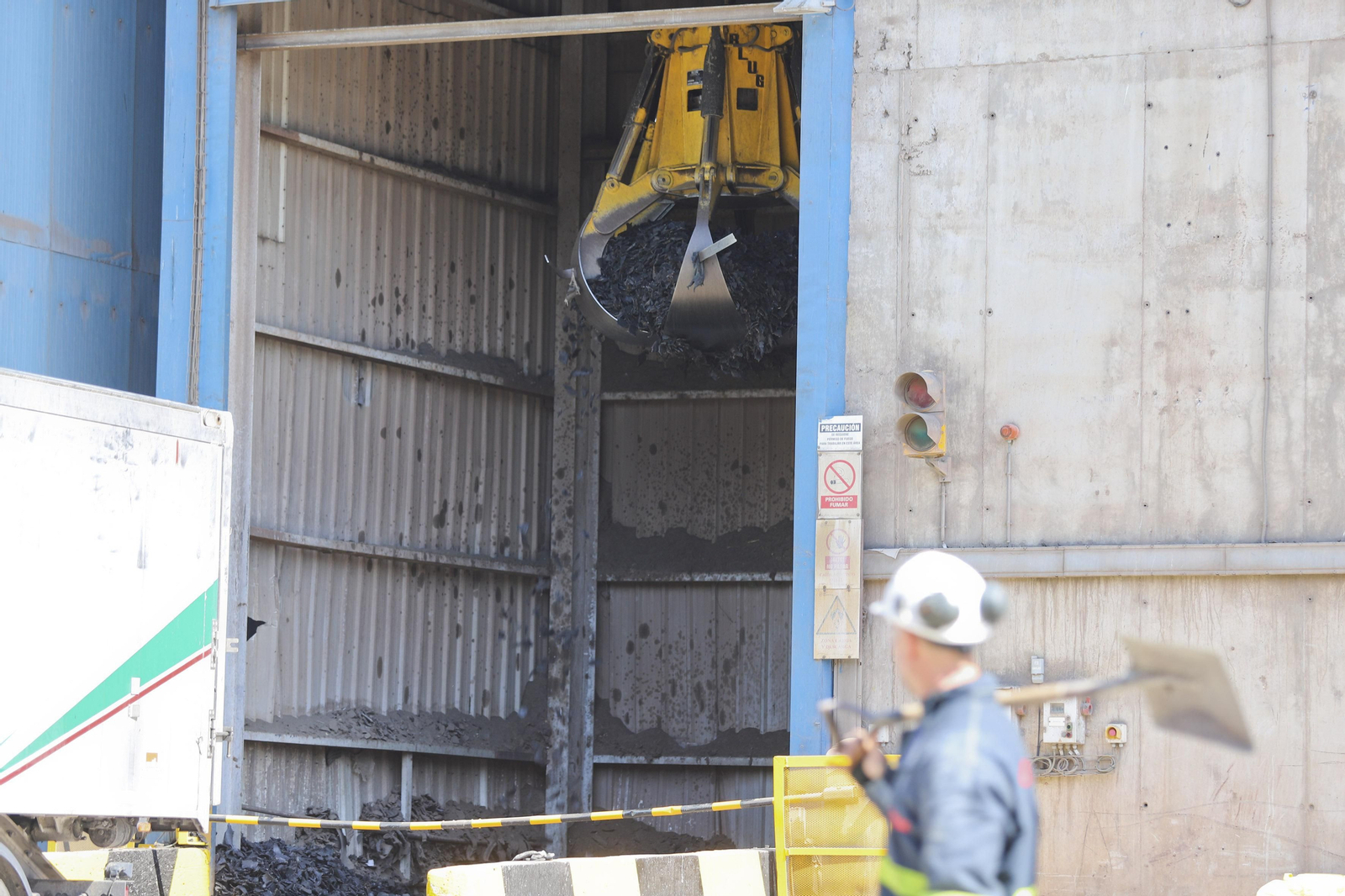 Las fotos de la fábrica de cemento de Málaga