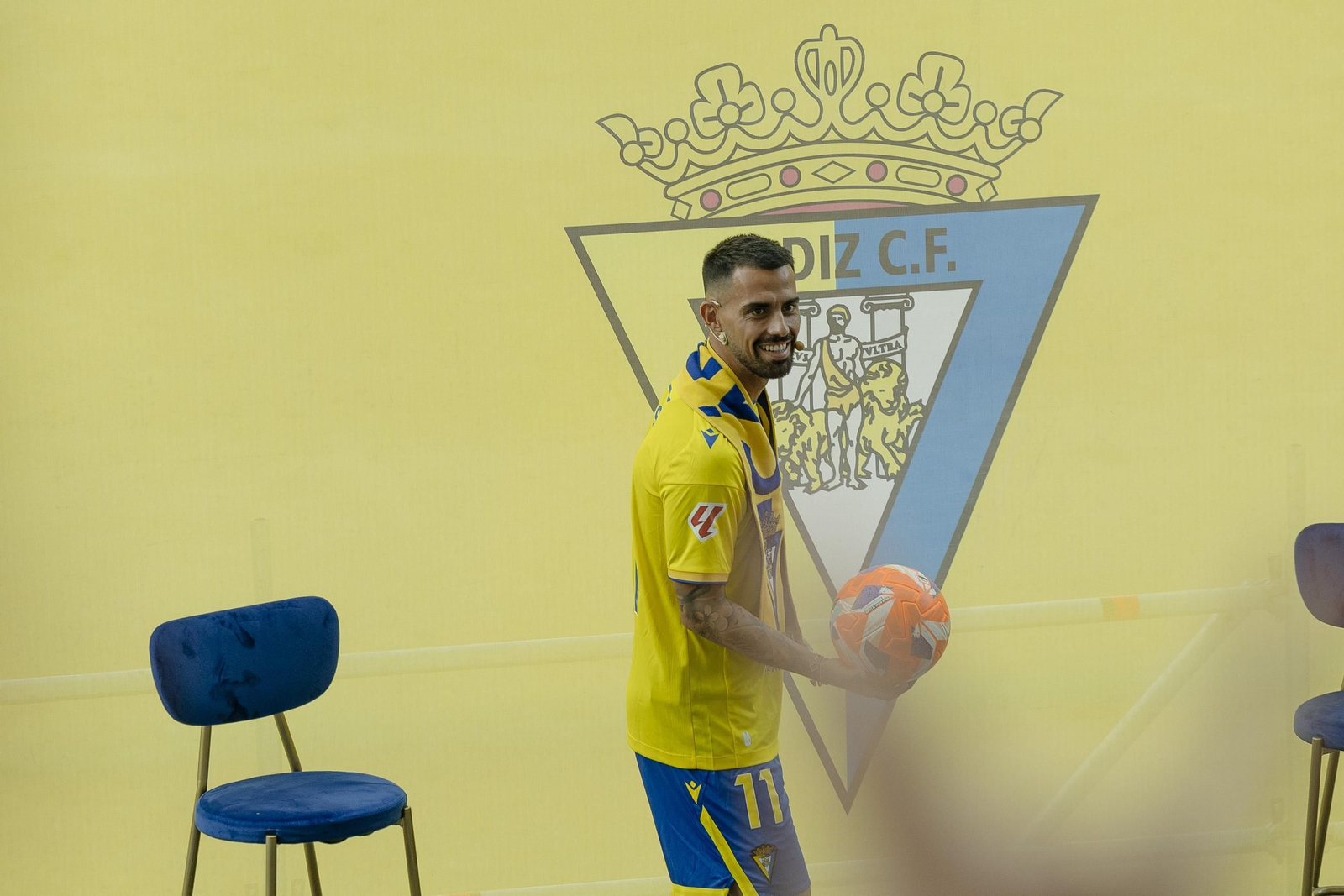 Imágenes de la presentación de Suso como jugador del Cádiz C.F.