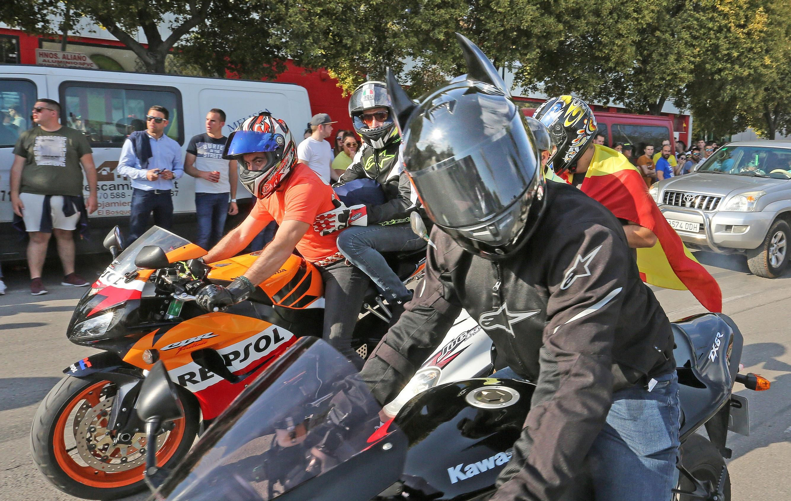 El ambiente en la Motorada, en imágenes