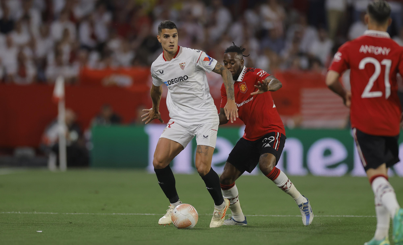 Las fotos del Sevilla-Manchester