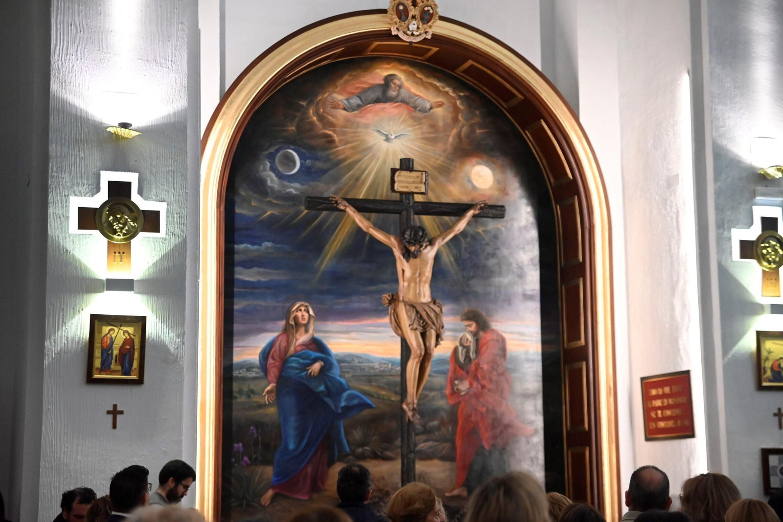 Las mejores fotos del mural de la capilla del Cristo de la Confianza de Córdoba