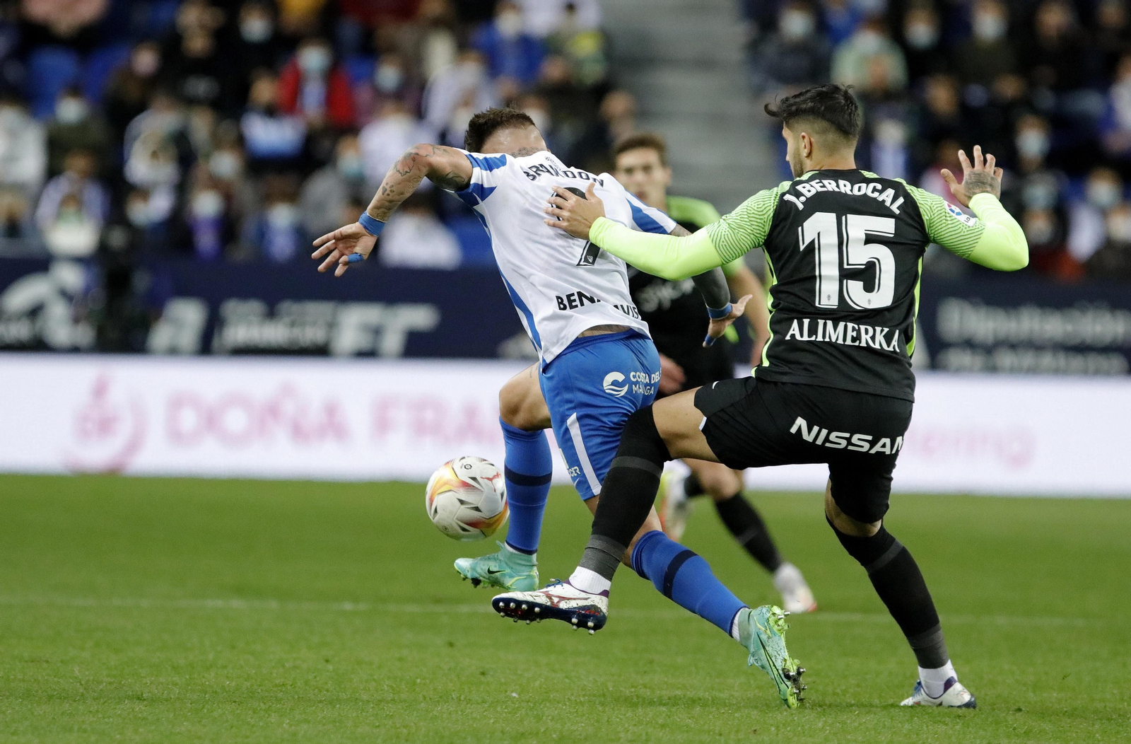 Las fotos del Málaga CF-Sporting de Gijón