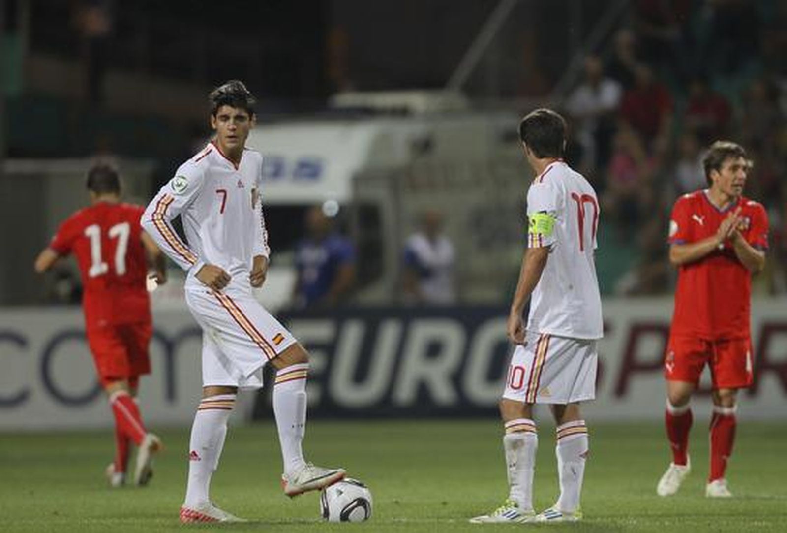 La selección española se proclama campeona de Europa sub'19.

Foto: EFE