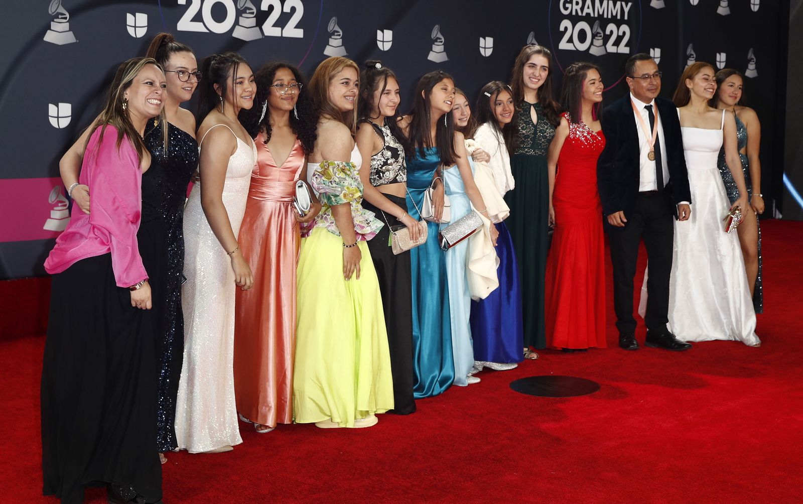 La alfombra roja de los Grammy latinos