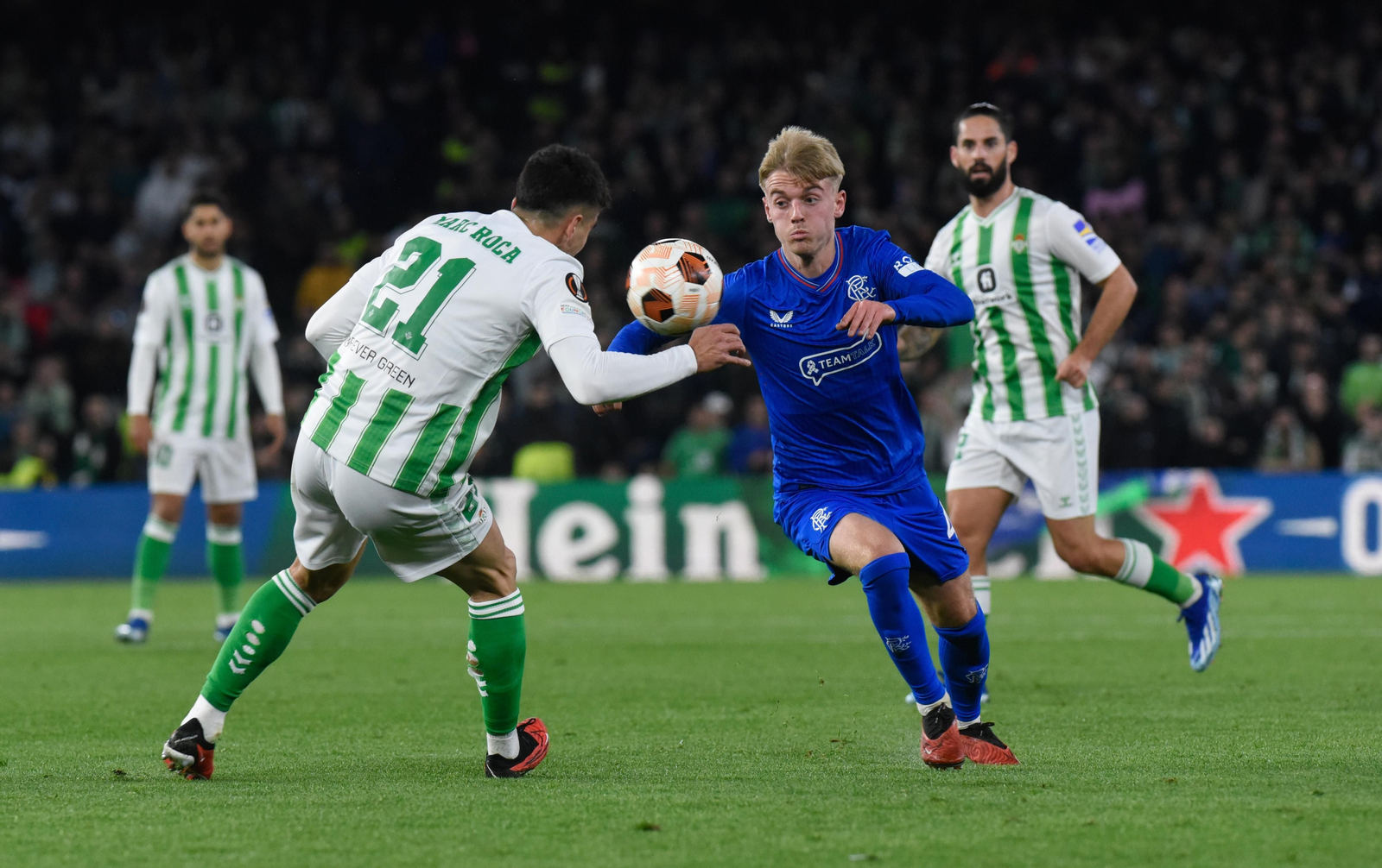 Las imágenes del Real Betis-Rangers FC