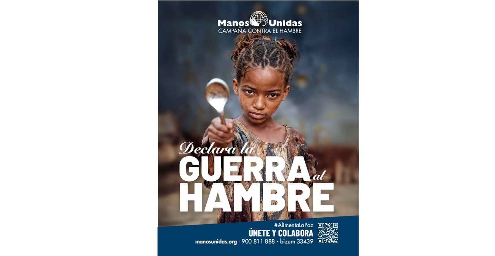 Cartel de la nueva campaña de Manos Unidas.