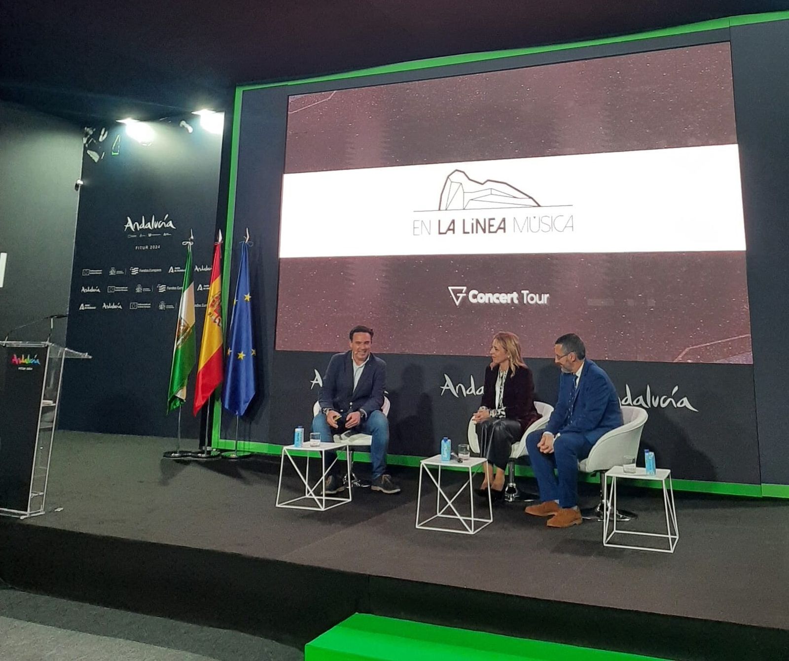La presentación del ciclo En La Línea Música en Fitur 2024.
