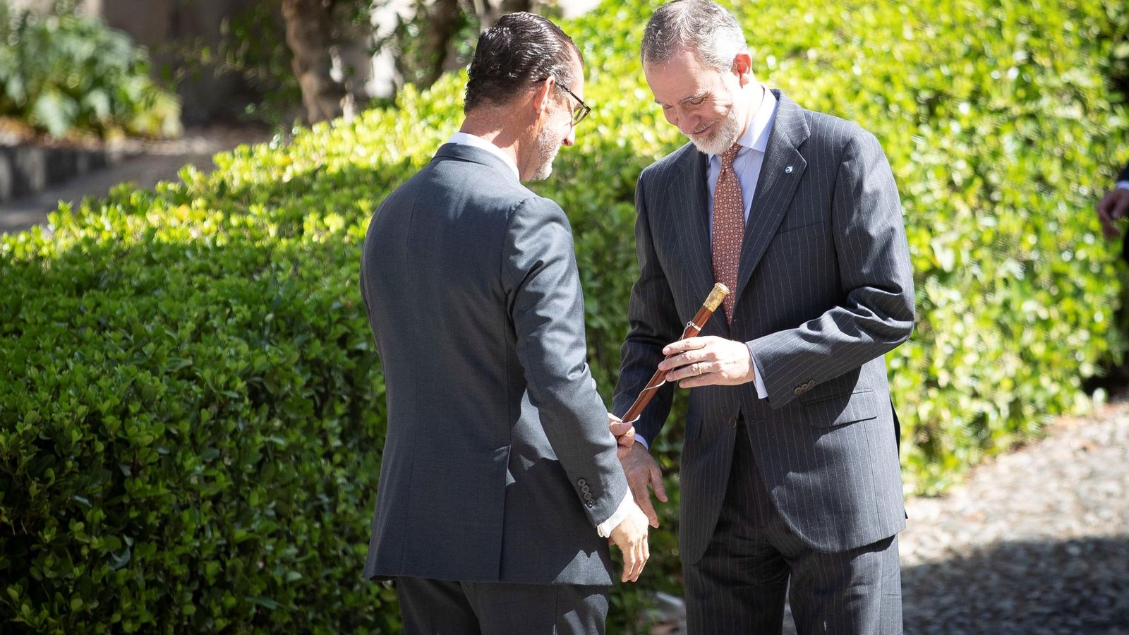 Las fotos de Felipe VI en el Real Monasterio de San Jerónimo de Granada en la reunión de las Reales Maestranzas de España
