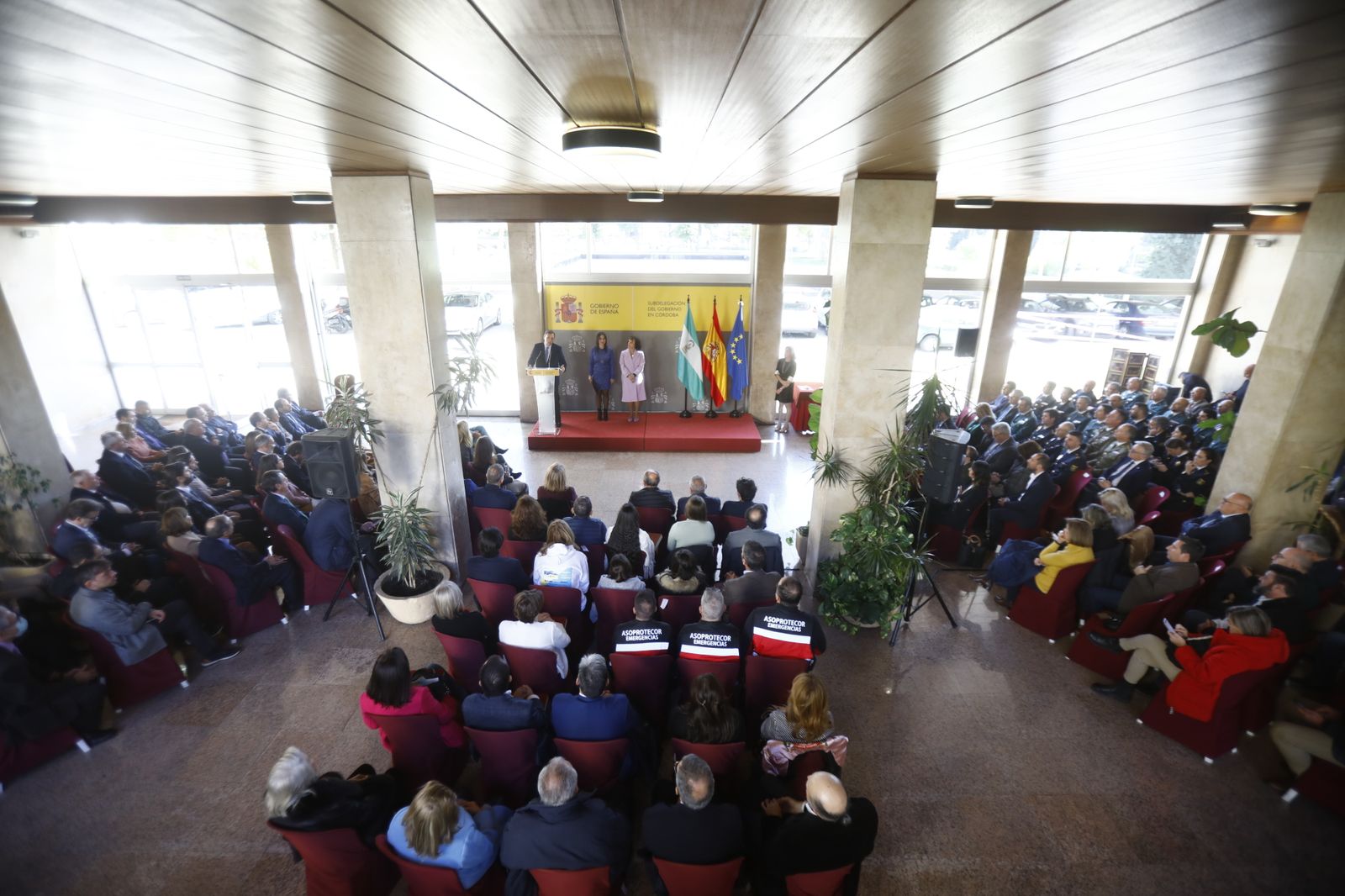 Acto en conmemoración del 44 aniversario de la Constitución Española en Córdoba.