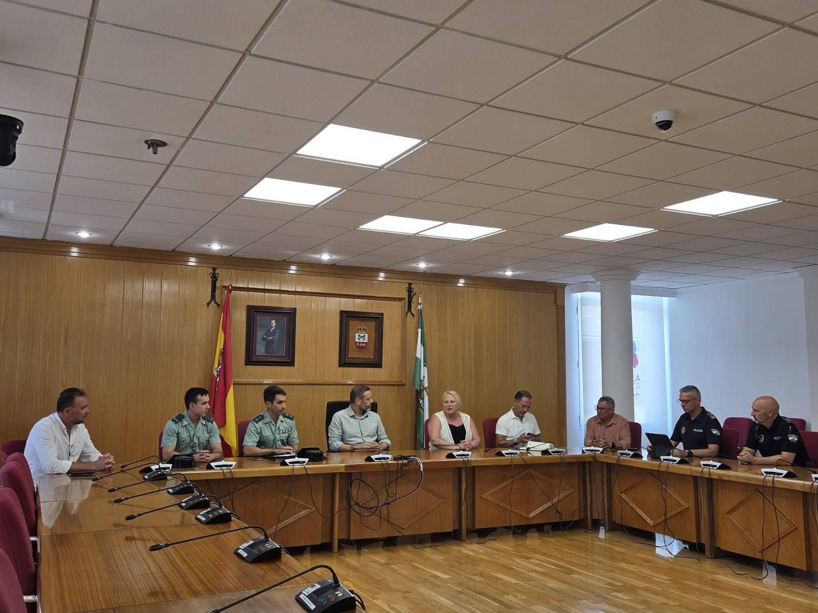 Imagen de la Junta Local de Seguridad celebrada este jueves en Armilla