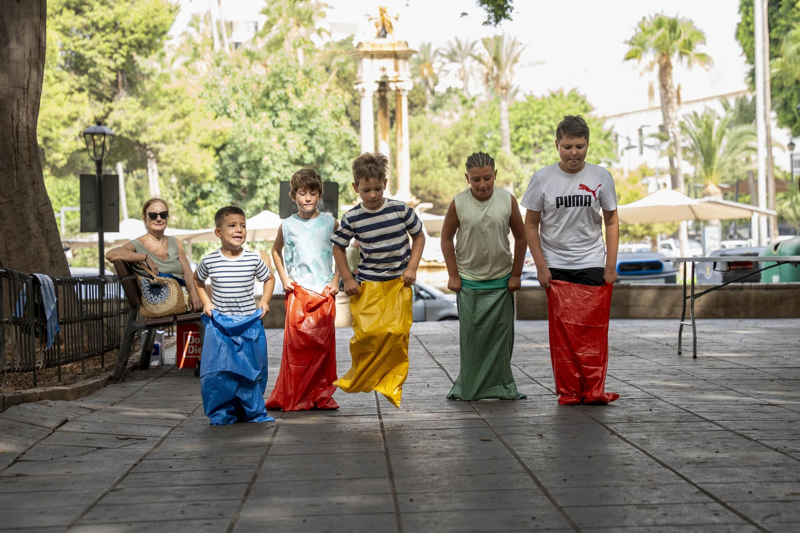 Las mejores fotos de los juegos infantiles en la Feria de Almería