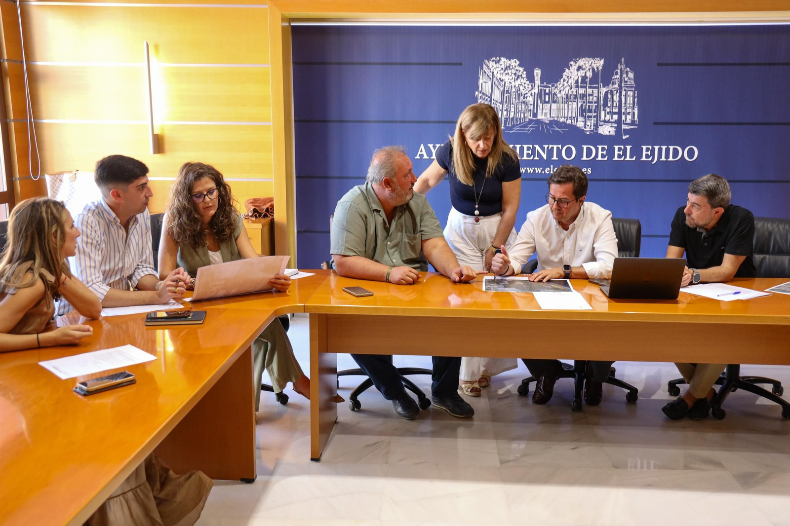 Junta de Gobierno Local celebrada este jueves en el Ayuntamiento de El Ejido.