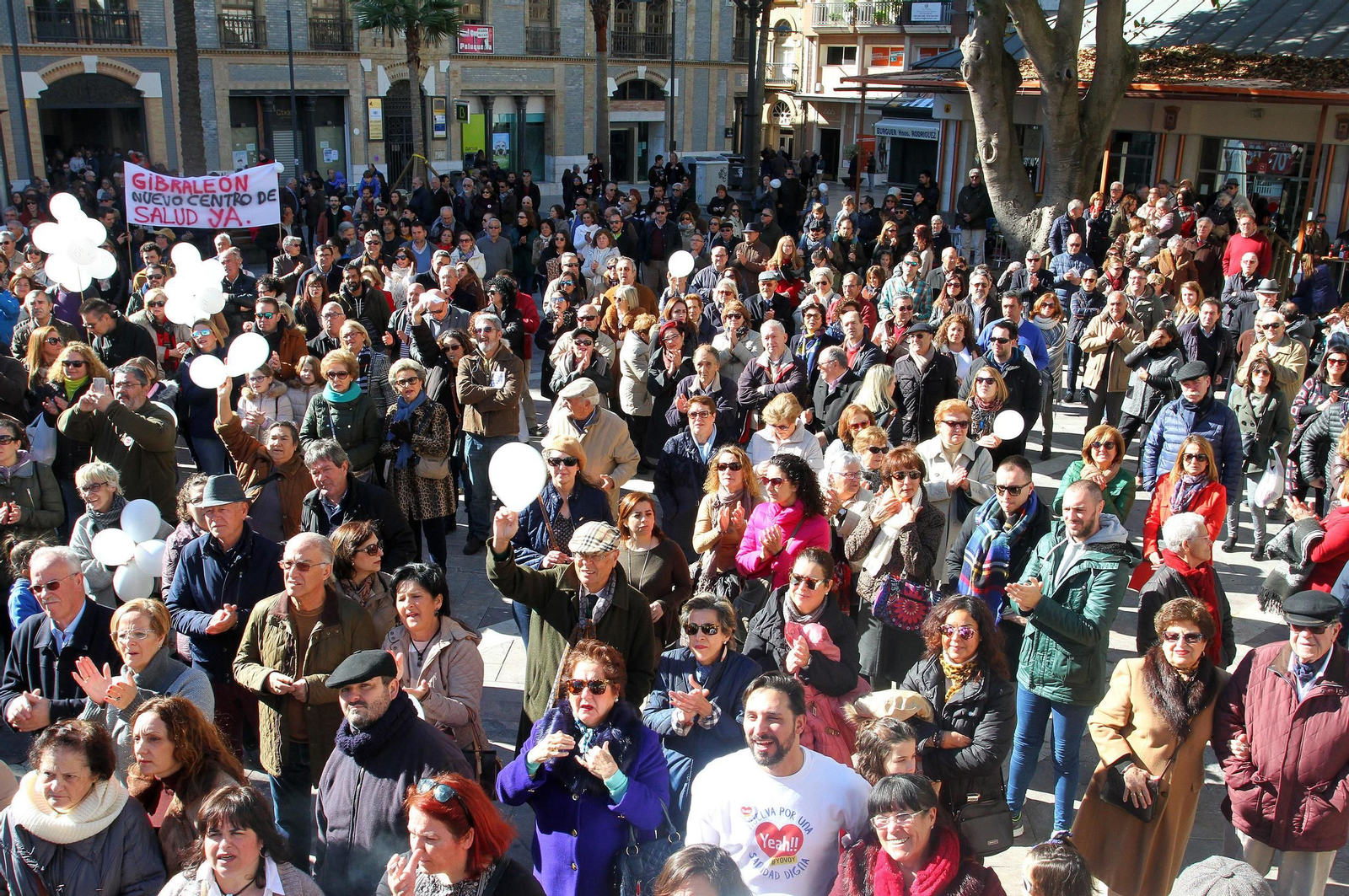 La marea blanca, en Huelva