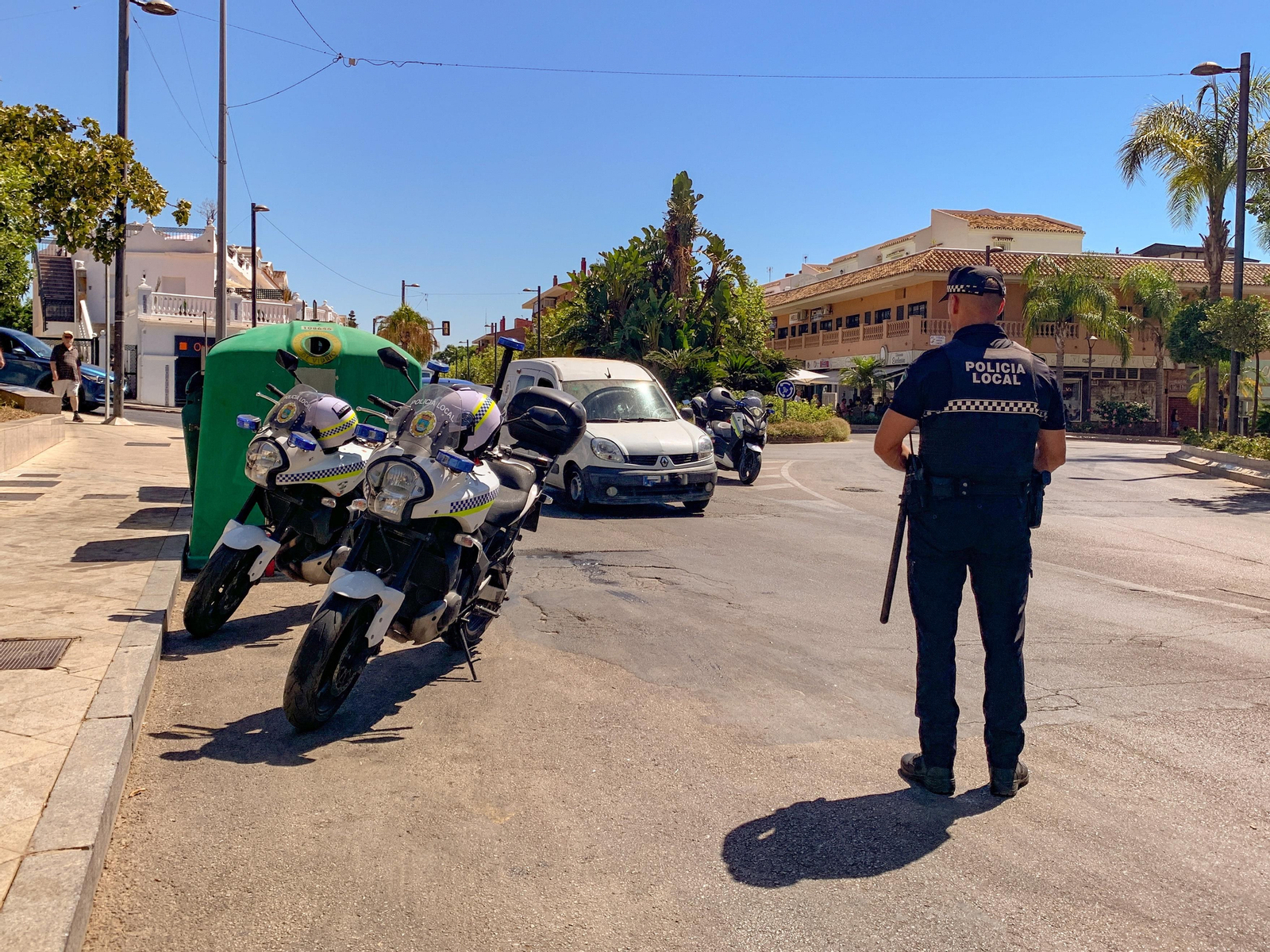Un agente de la Policía Local de Benalmádena.