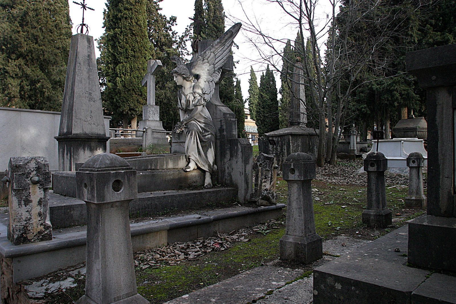 Una foto de archivo de uno de los rincones del Cementerio de San José.