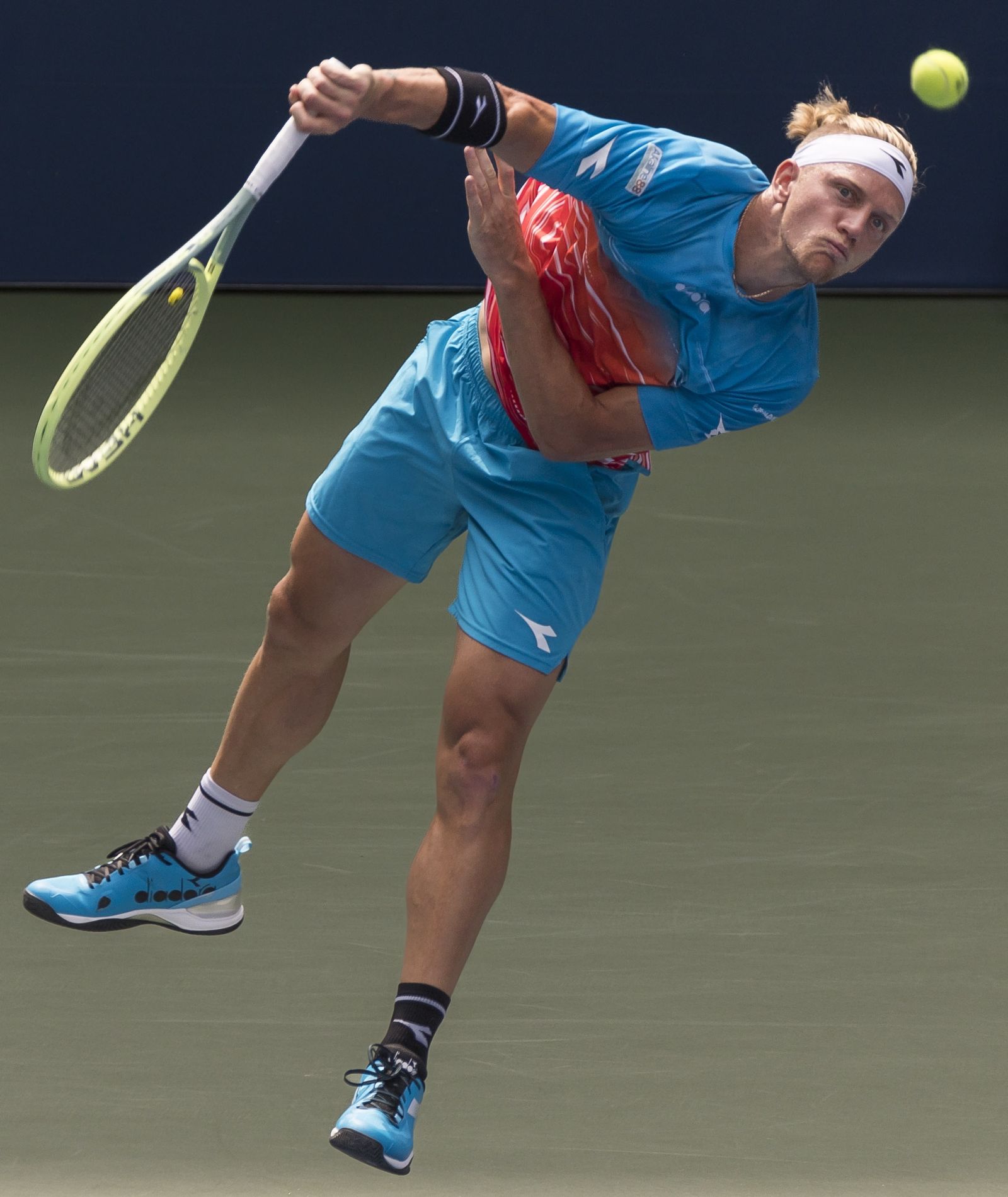 Davidovich, en su último partido, en el US Open.