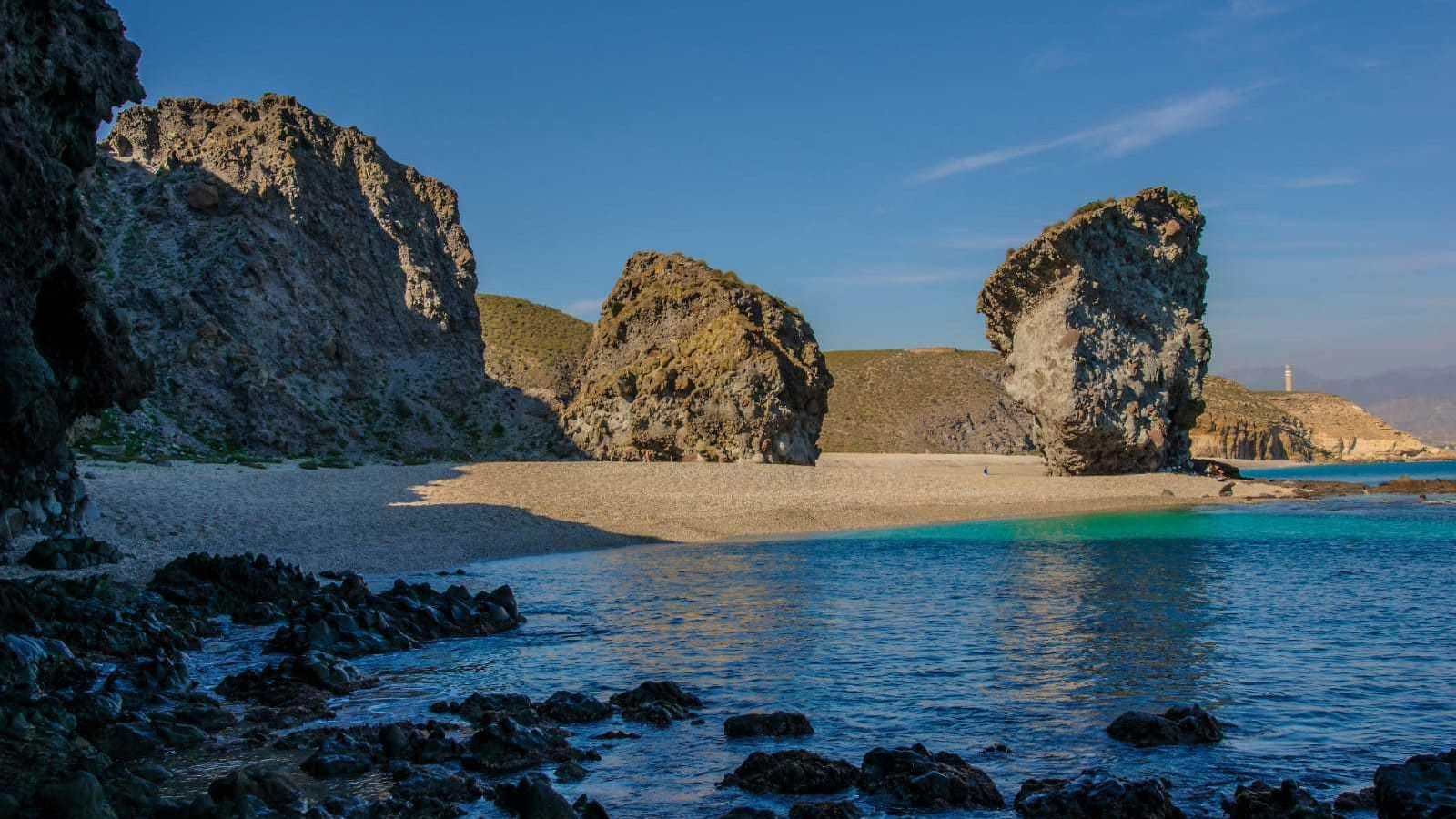 Playa de los Muertos, en Almería.