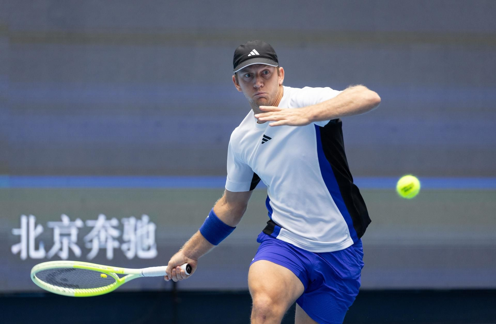 Davidovich, durante el Masters 1000 de Shanghai. Davidovich, durante el Masters 1000 de Shanghai.