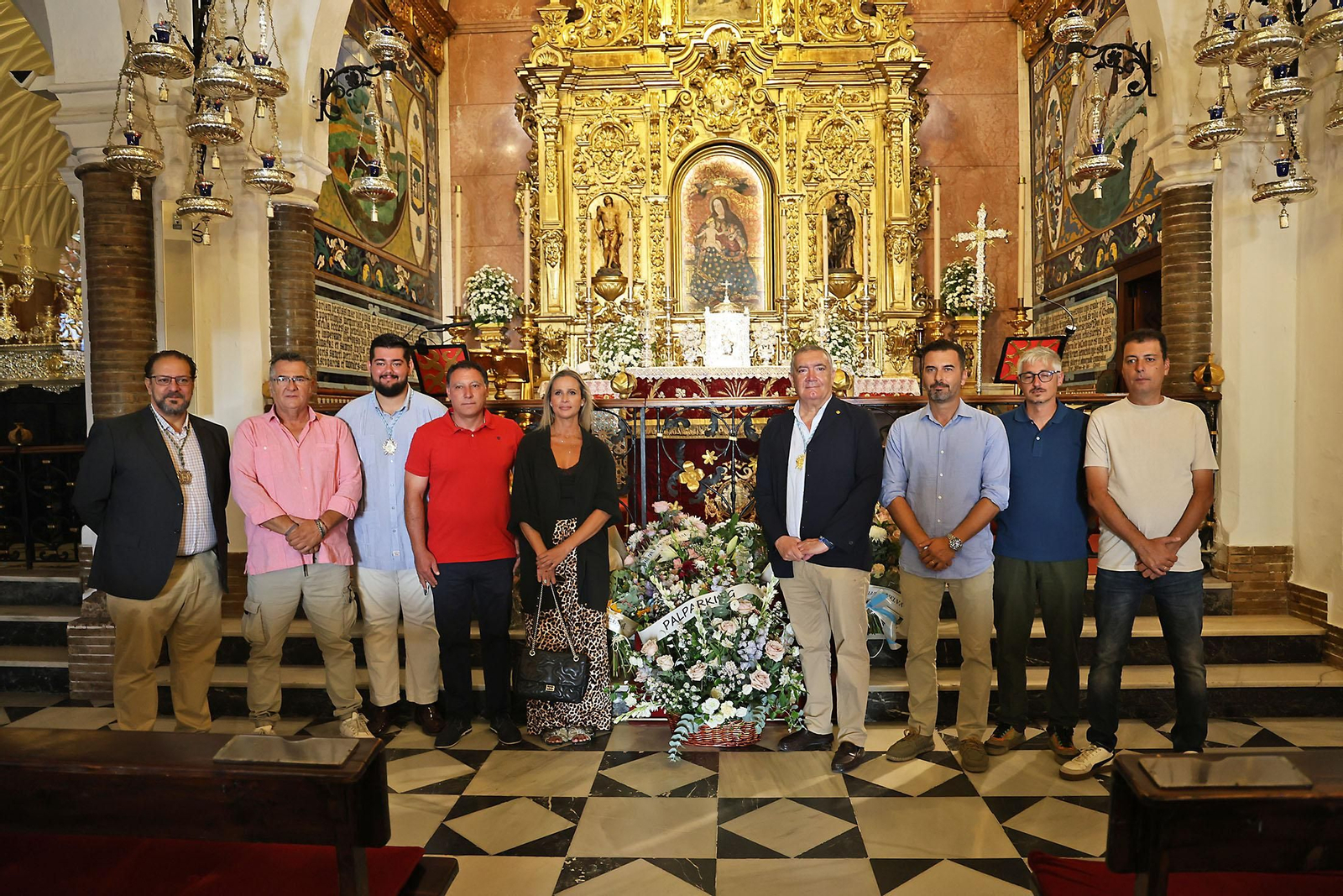 Imágenes de la ofrenda floral a la Virgen de La Cinta