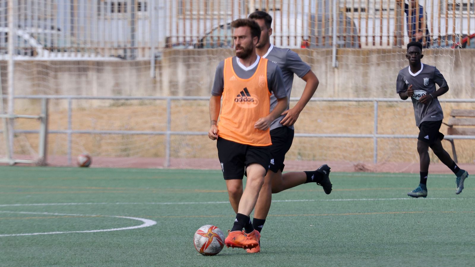 Entrenamiento del Xerez CD en la Granja