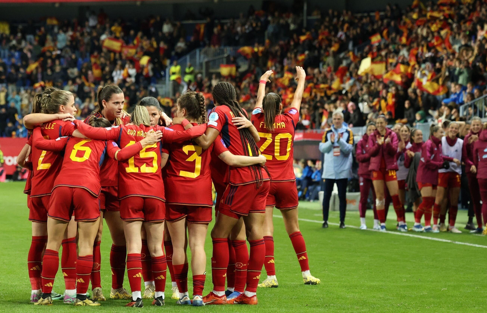 España-Suecia, en fotos