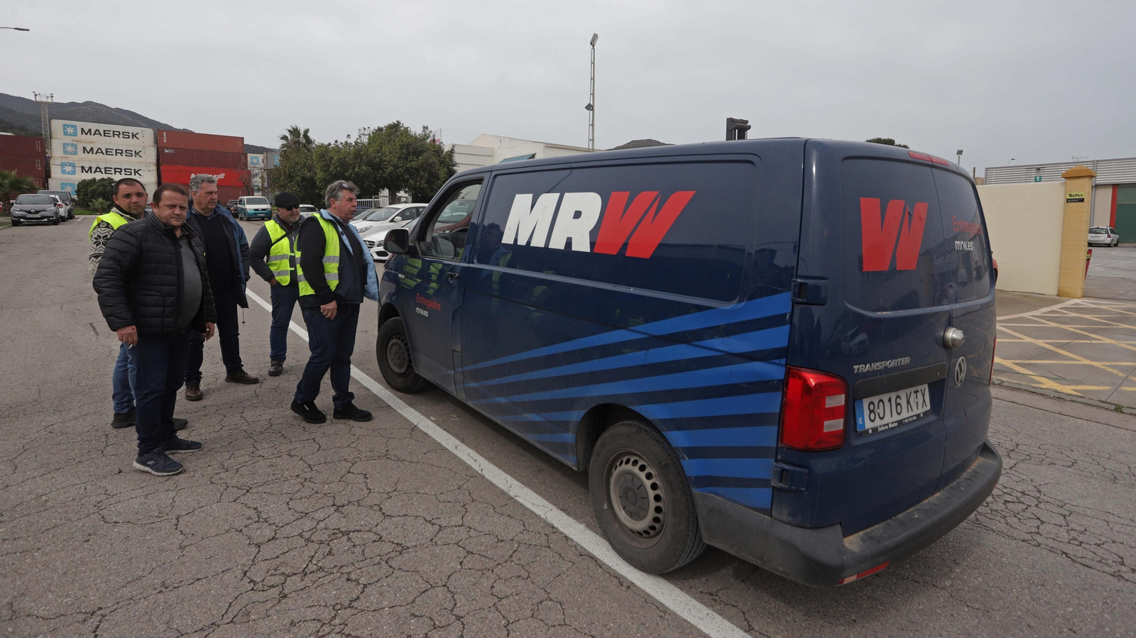 Fotos de la cuarta jornada de huelga de camioneros en Algeciras
