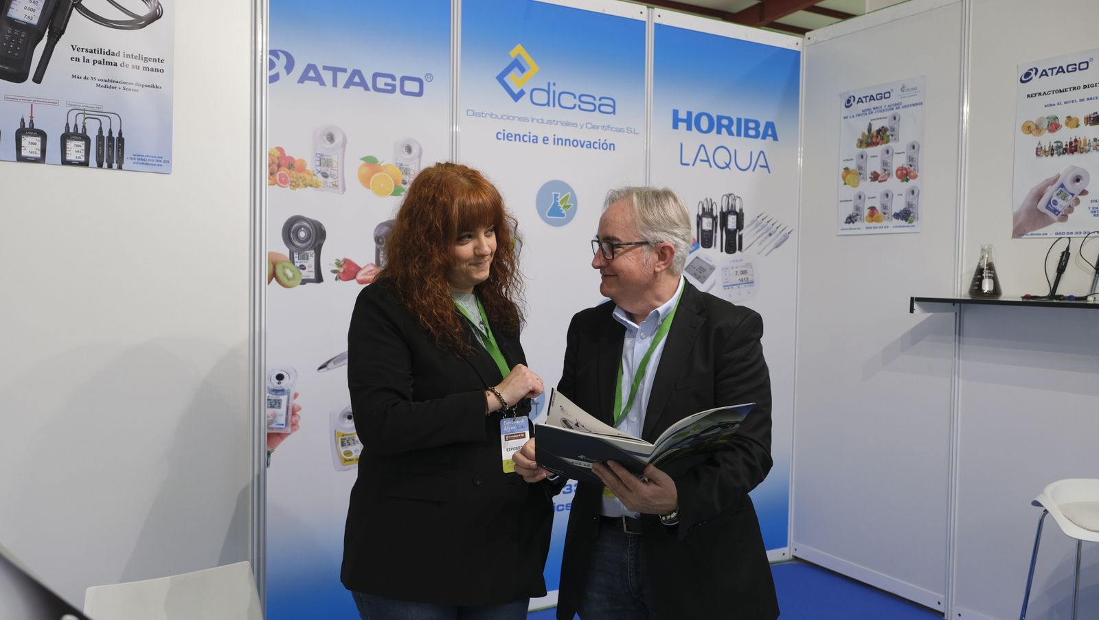 Expositor de DICSA en la feria agrícola de Níjar