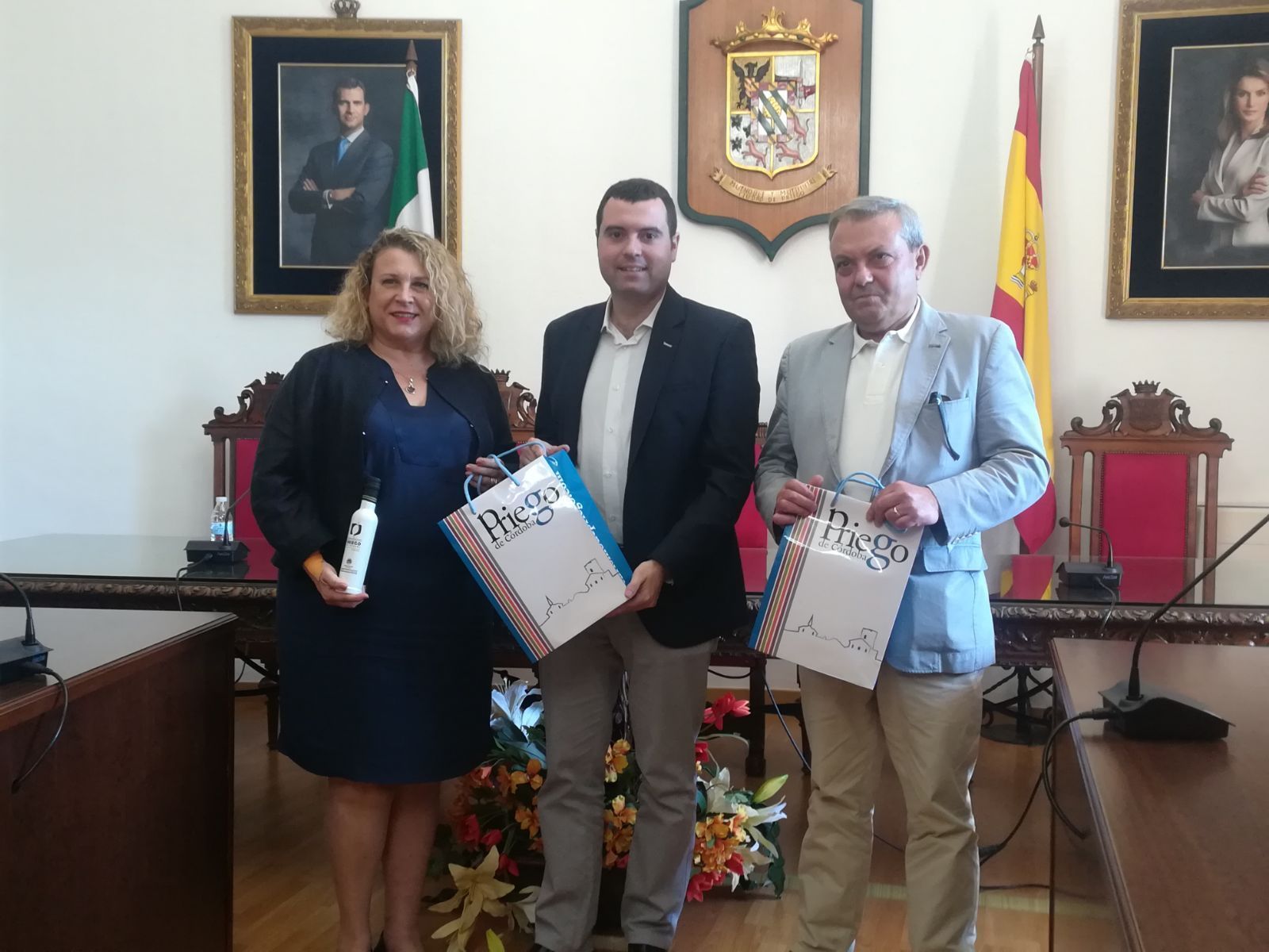 Carmen Arjona, José Manuel Mármol y Francisco Alcalde.