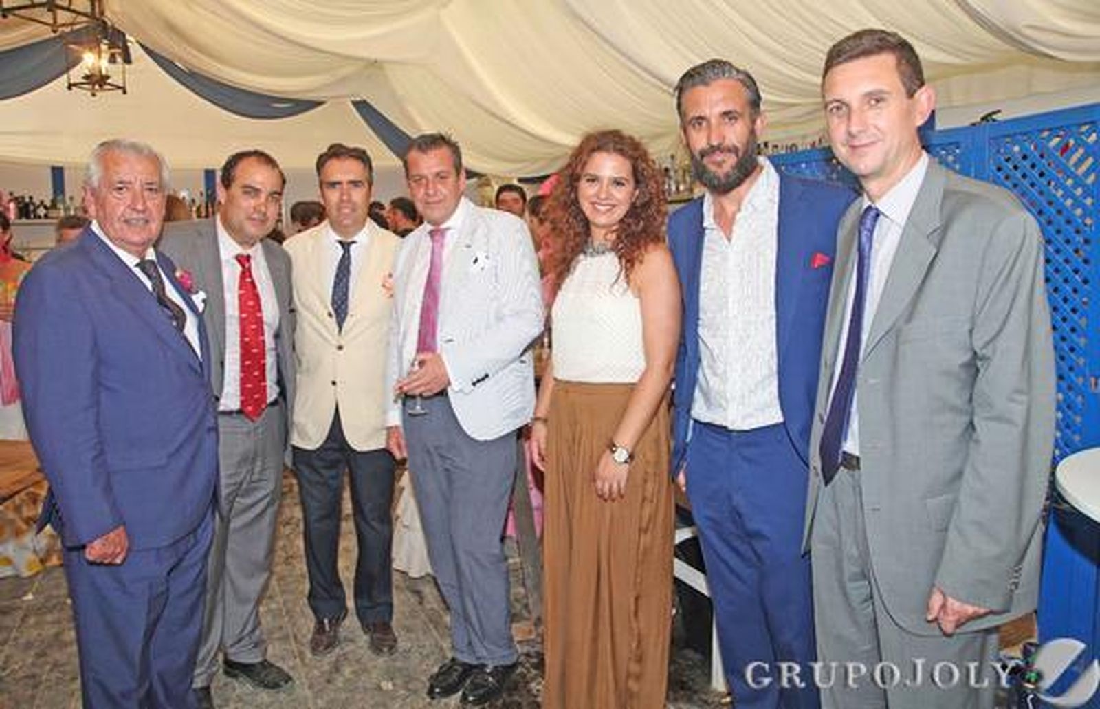 José Recioy Rubiales, David Recioy y Antonio Recioy, de Recicab, Marisa López Mesa, David Fernández, Miguel Berraquero y Rafael Navas. 

Foto: Pascual · Vanesa Lobo