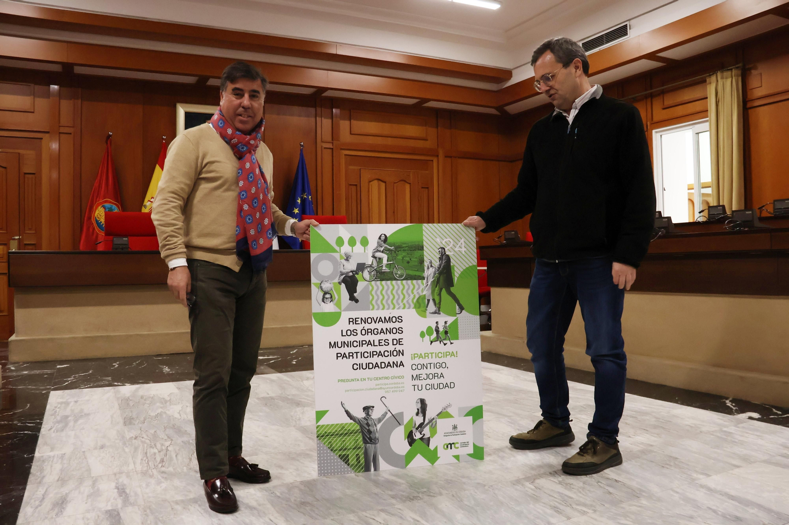 Miguel Ruiz Madruga (izquierda) junto a Juan Andrés de Gracia (derecha). Miguel Ruiz Madruga (izquierda) junto a Juan Andrés de Gracia (derecha).