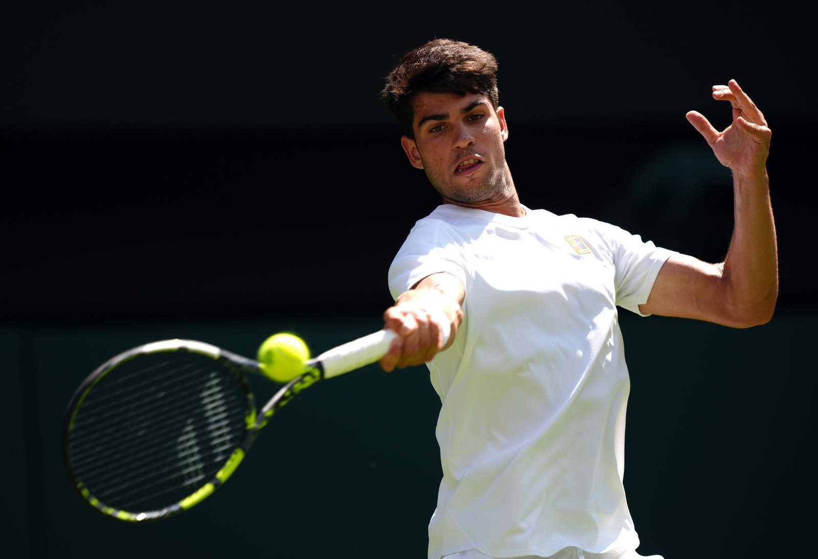 Las imágenes del debut de Alcaraz en Wimbledon y del resto de la jornada