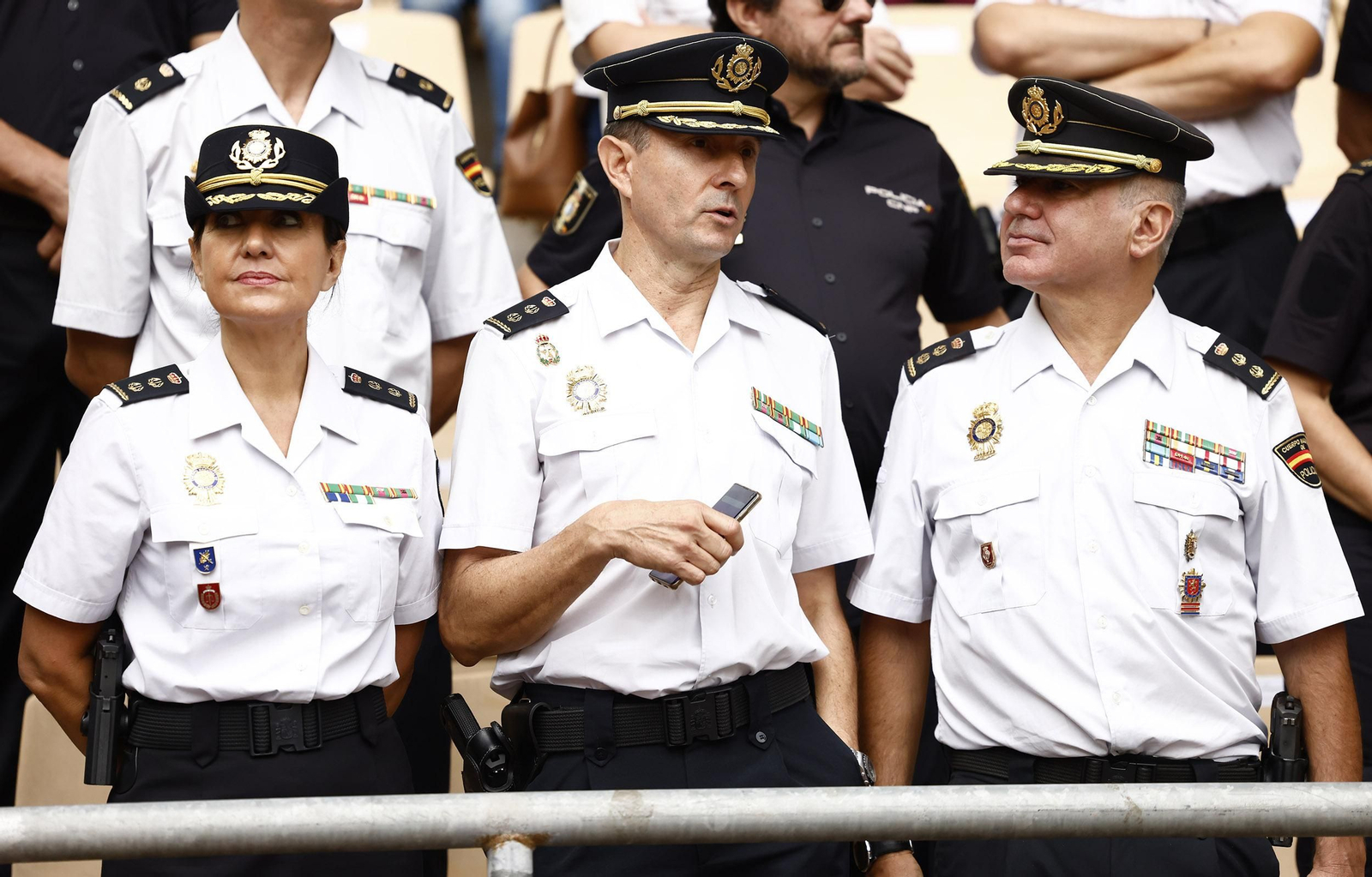 La exhibición de la Policía Nacional en el Estadio de la Cartuja, en imágenes