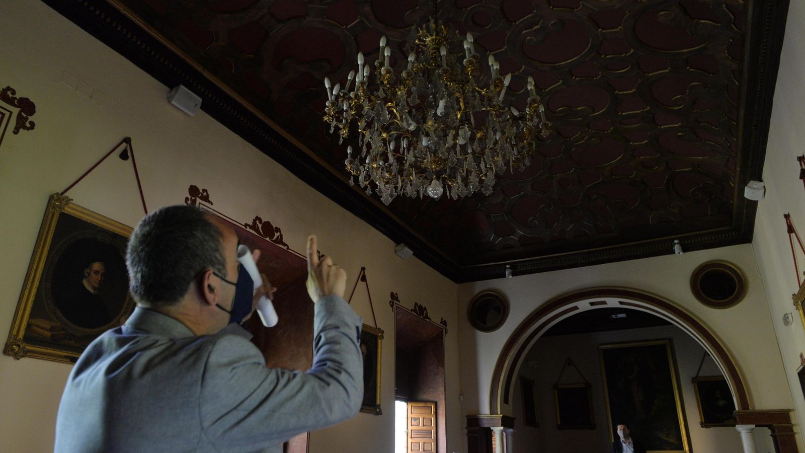 El Salón de Actos de Bellas Artes.