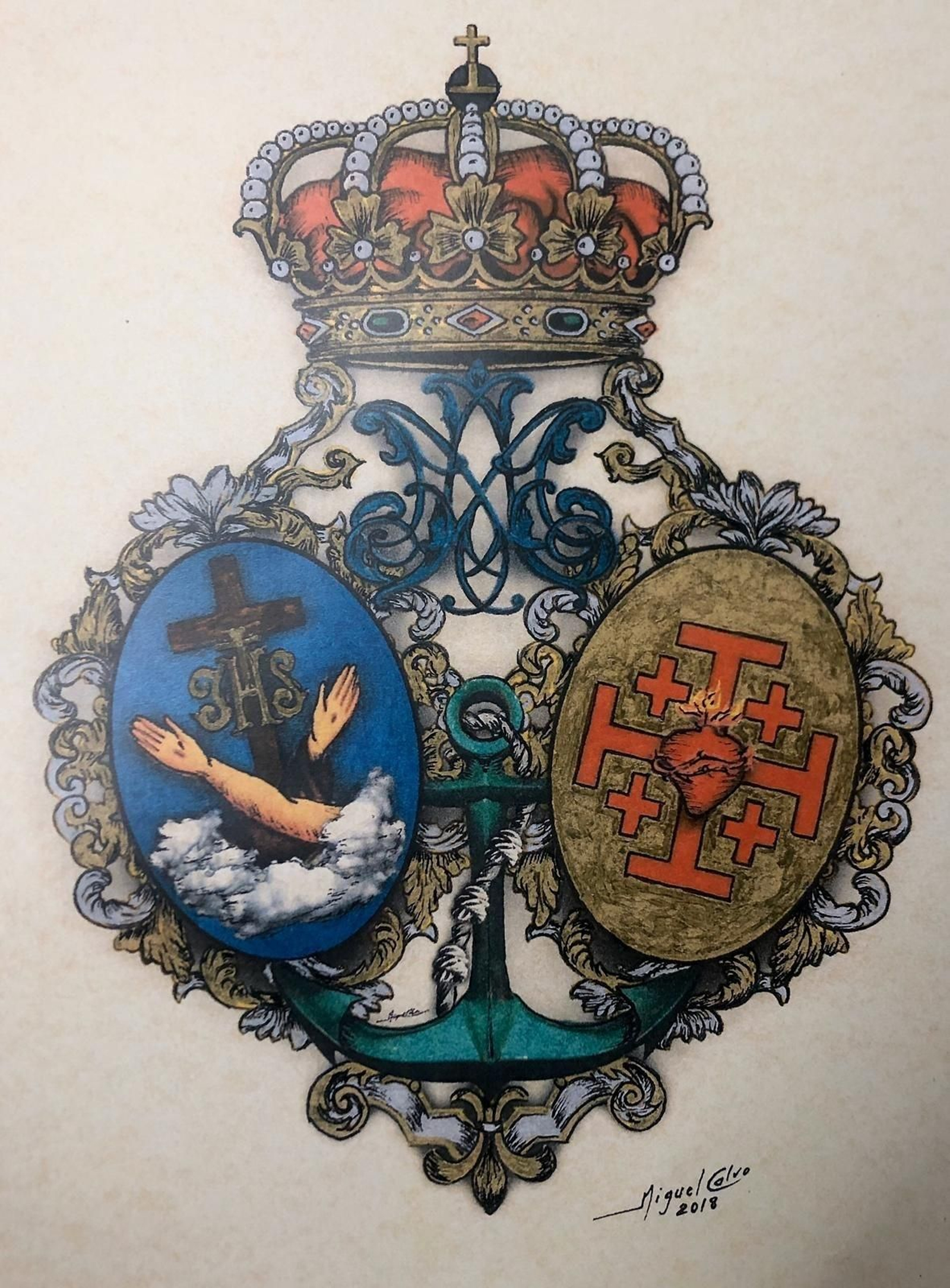Nuevo escudo del Nazareno del Amor Nuevo escudo del Nazareno del Amor