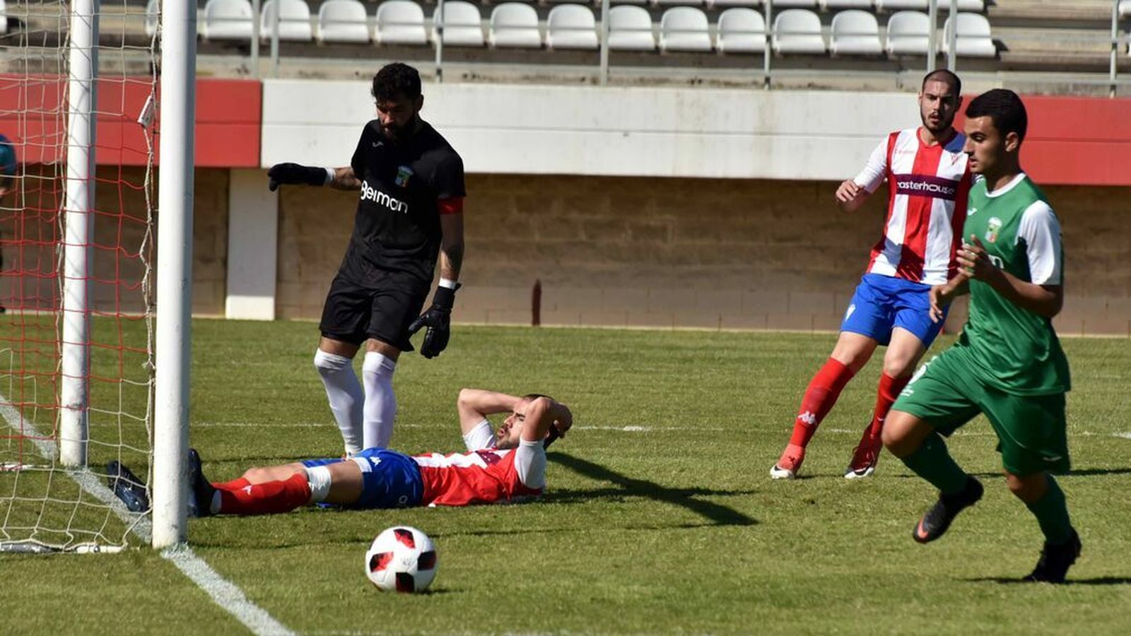 Lebrón, en el partido disputado por el Guada en el Nuevo Mirador