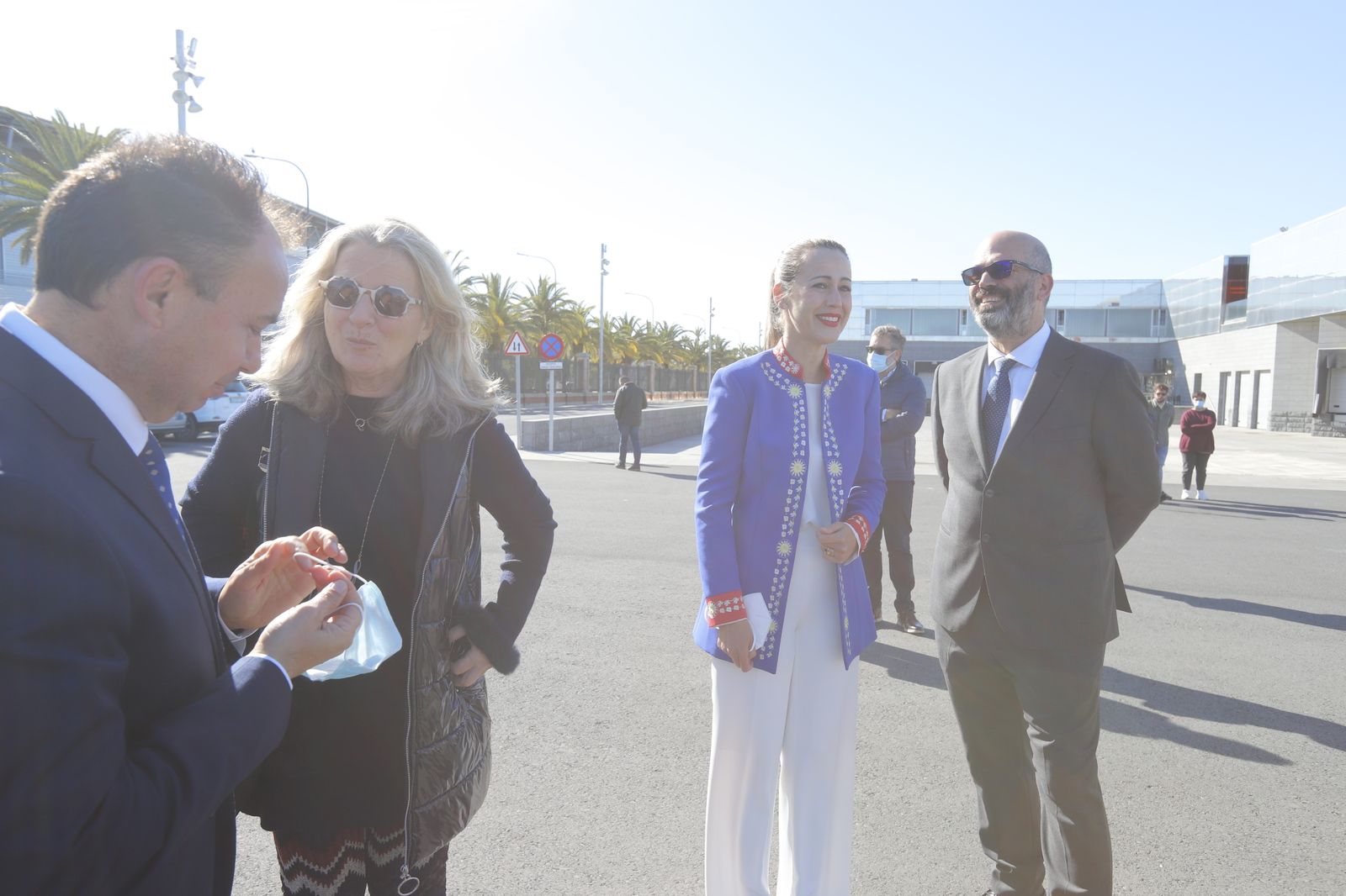 Imágenes del  acto de inauguración del nodo de innovación tecnológica 'La lonja de la Innovación' del Puerto de Huelva