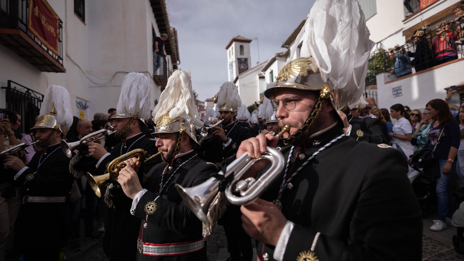 Músicos de Jesús Despojado el pasado Jueves Santo