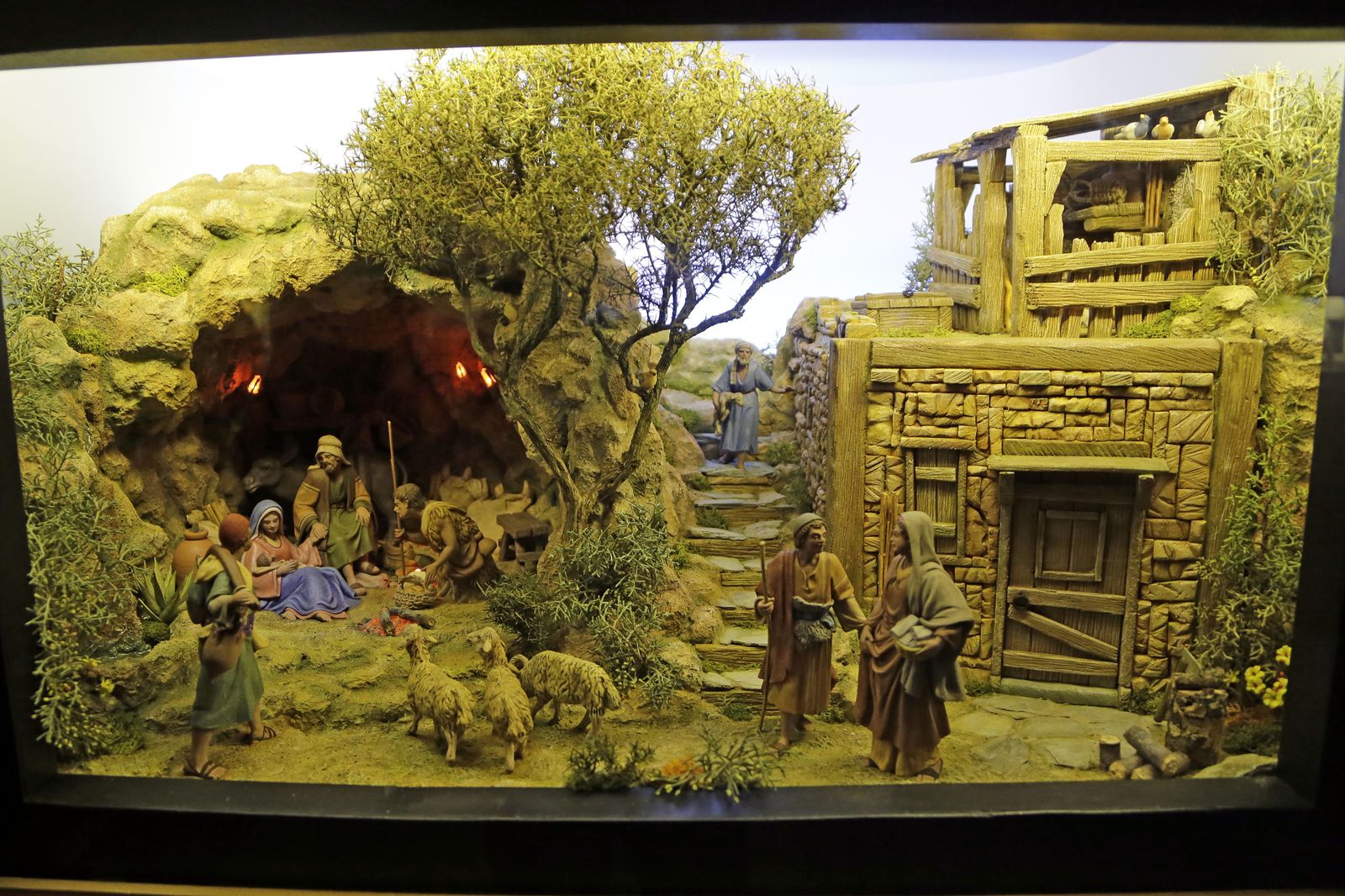 Varios de los Belenes que se pueden visitar los distintos lugares de Jerez