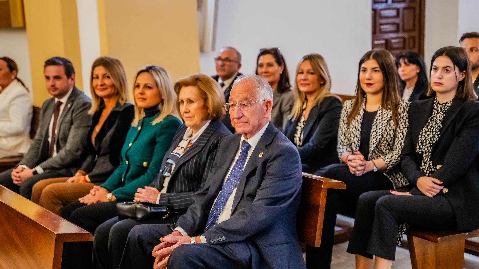 El alcalde de Roquetas, Gabriel Amat, estuvo presente en el acto de la Hermandad de los Dolores.