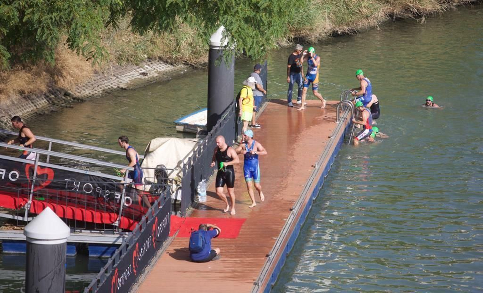 El Acuatlón de la velá de Triana