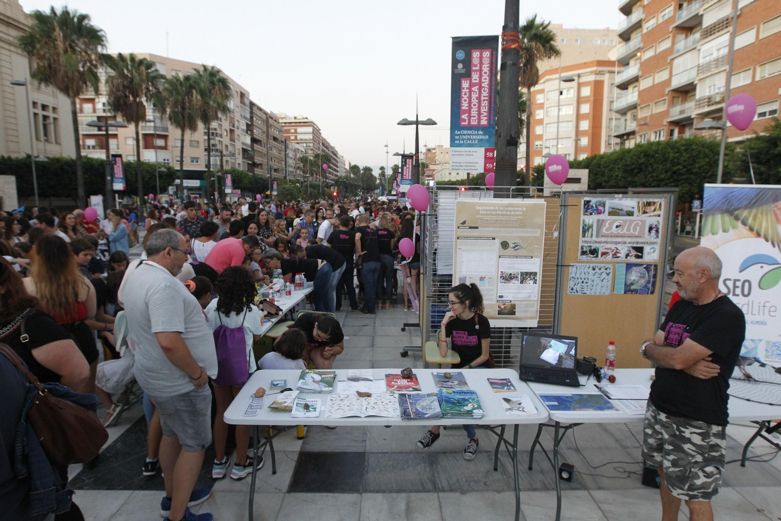 Fotogalería Noche Europea de los Investigadores. Universidad de Almería-UAL
