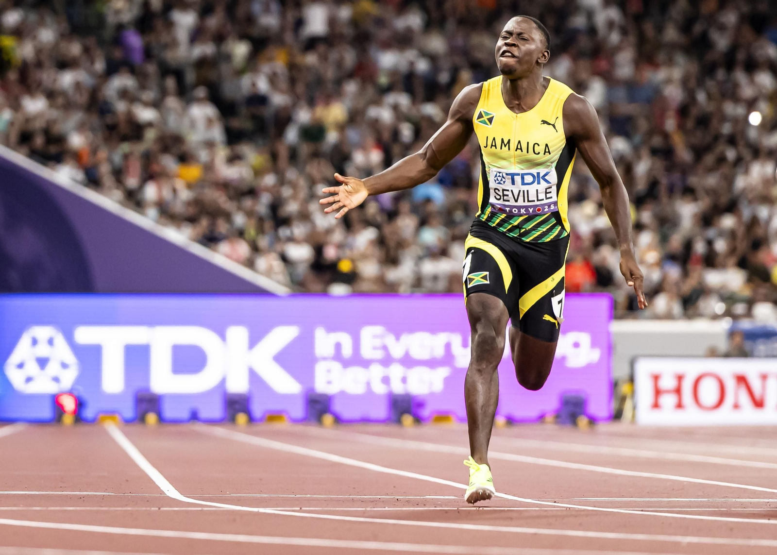 Las mejores imágenes del triunfo de Seville en 100 metros y del resto del Mundial de atletismo