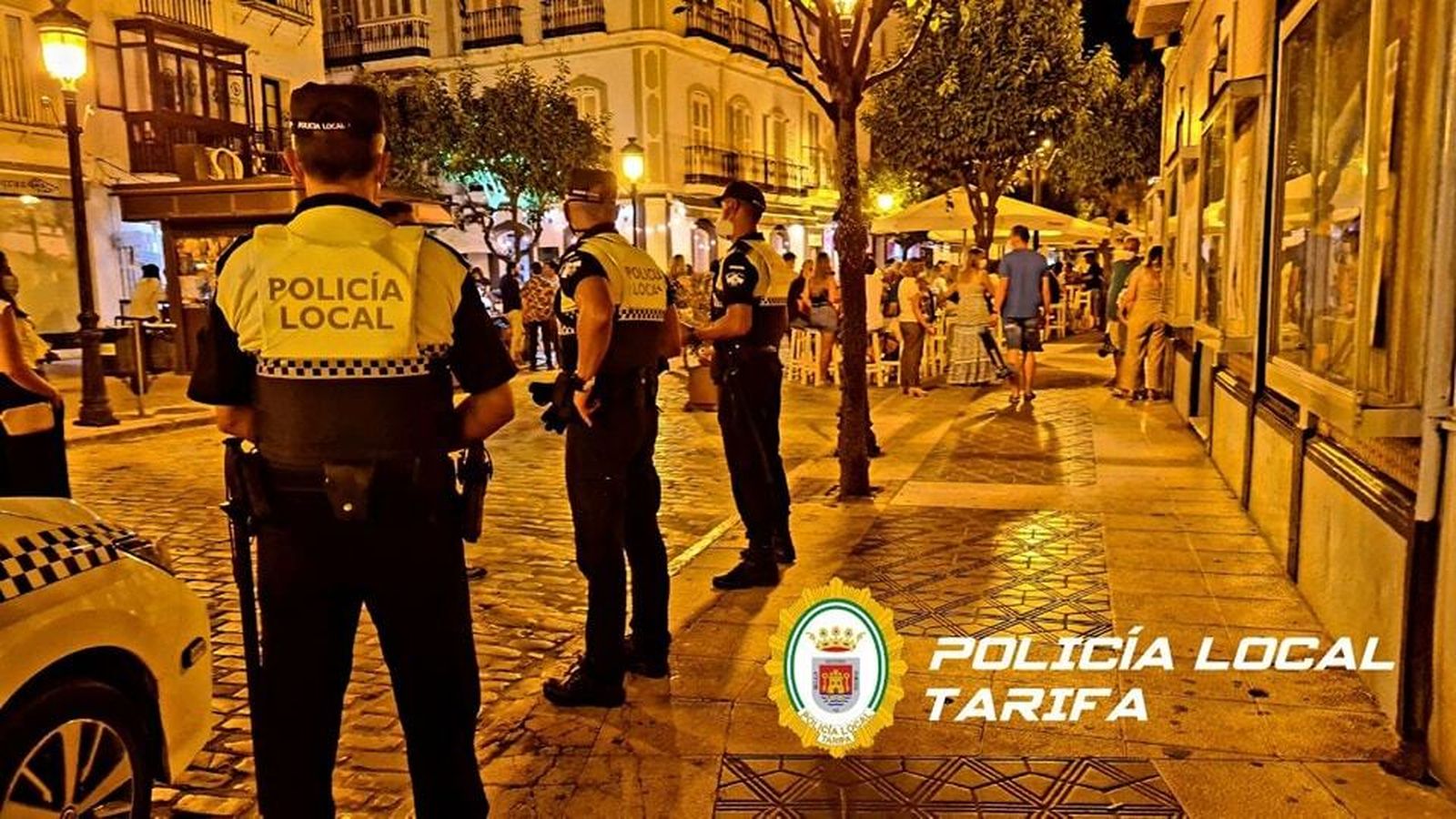 Agentes de la Policía Local de Tarifa.