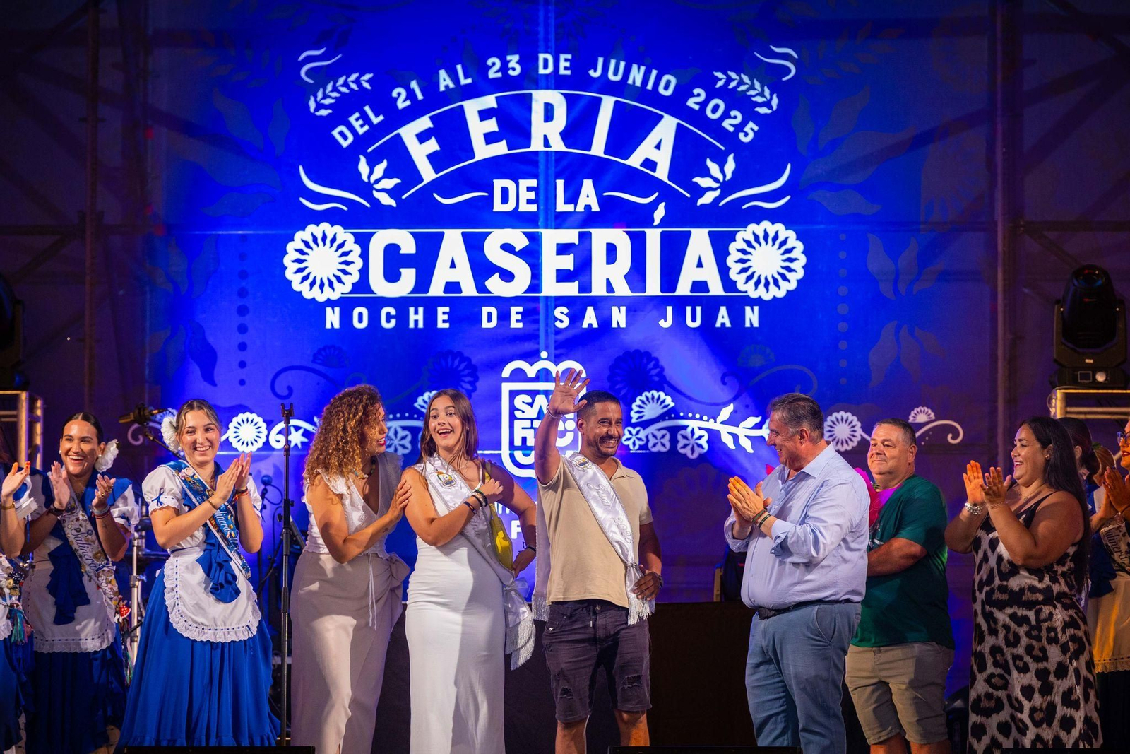 Las imágenes de la primera noche de la Feria de San Juan en La Casería